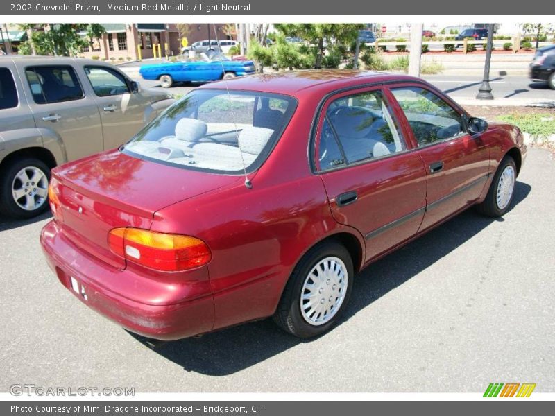 Medium Red Metallic / Light Neutral 2002 Chevrolet Prizm