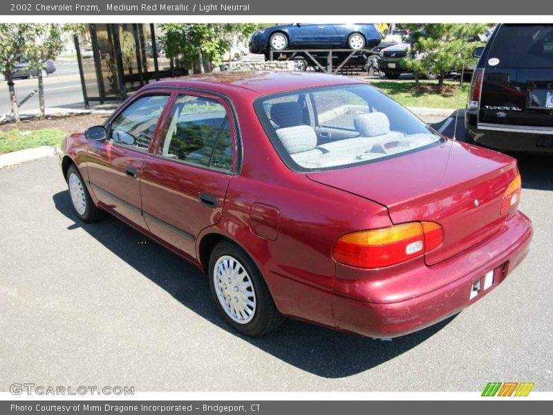 Medium Red Metallic / Light Neutral 2002 Chevrolet Prizm