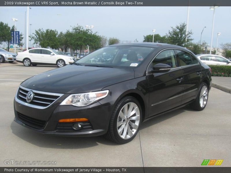 Mocha Brown Metallic / Cornsilk Beige Two-Tone 2009 Volkswagen CC VR6 Sport