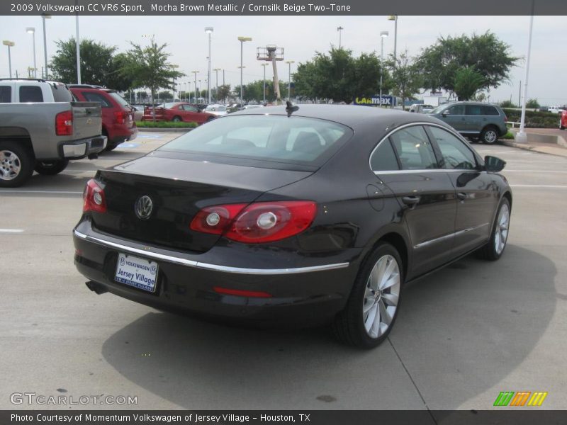 Mocha Brown Metallic / Cornsilk Beige Two-Tone 2009 Volkswagen CC VR6 Sport
