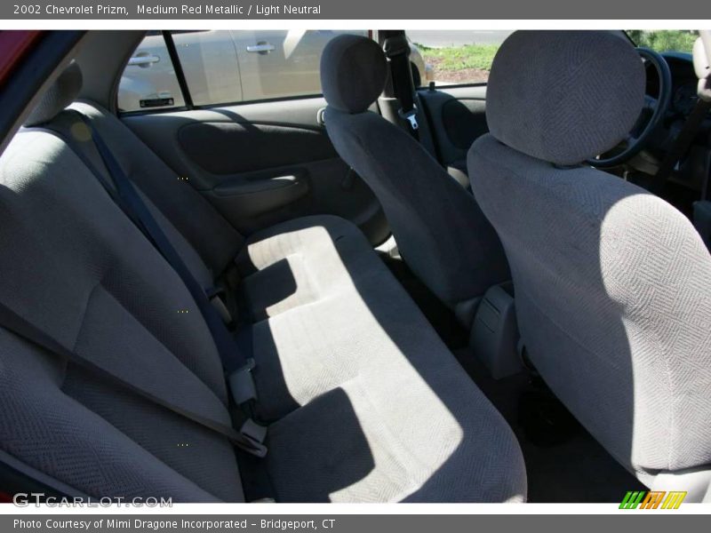 Medium Red Metallic / Light Neutral 2002 Chevrolet Prizm