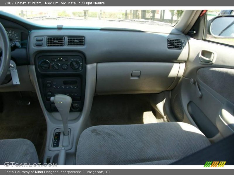 Medium Red Metallic / Light Neutral 2002 Chevrolet Prizm