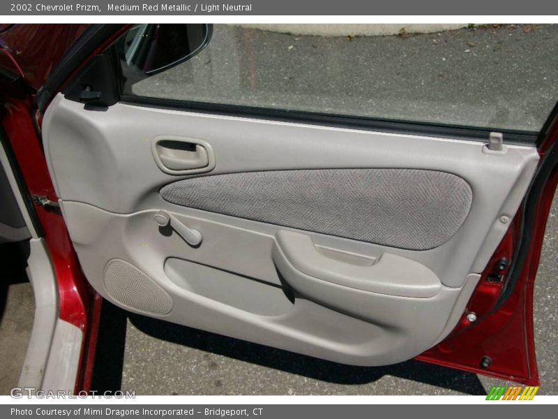 Medium Red Metallic / Light Neutral 2002 Chevrolet Prizm
