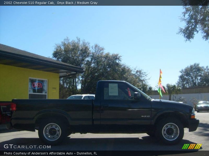 Onyx Black / Medium Gray 2002 Chevrolet S10 Regular Cab