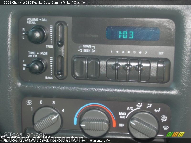 Summit White / Graphite 2002 Chevrolet S10 Regular Cab