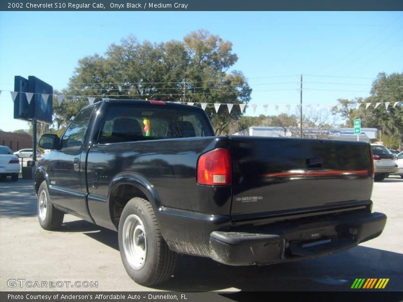 Onyx Black / Medium Gray 2002 Chevrolet S10 Regular Cab