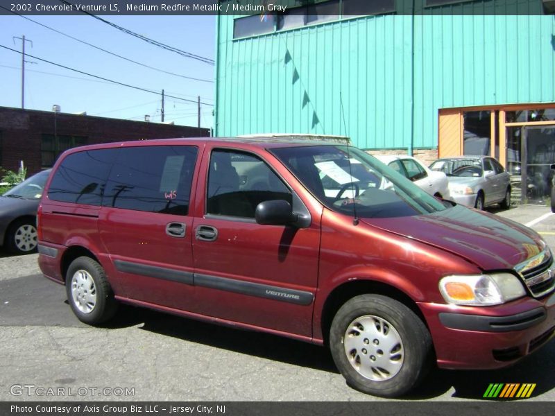Medium Redfire Metallic / Medium Gray 2002 Chevrolet Venture LS