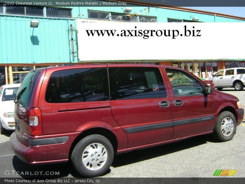 Medium Redfire Metallic / Medium Gray 2002 Chevrolet Venture LS