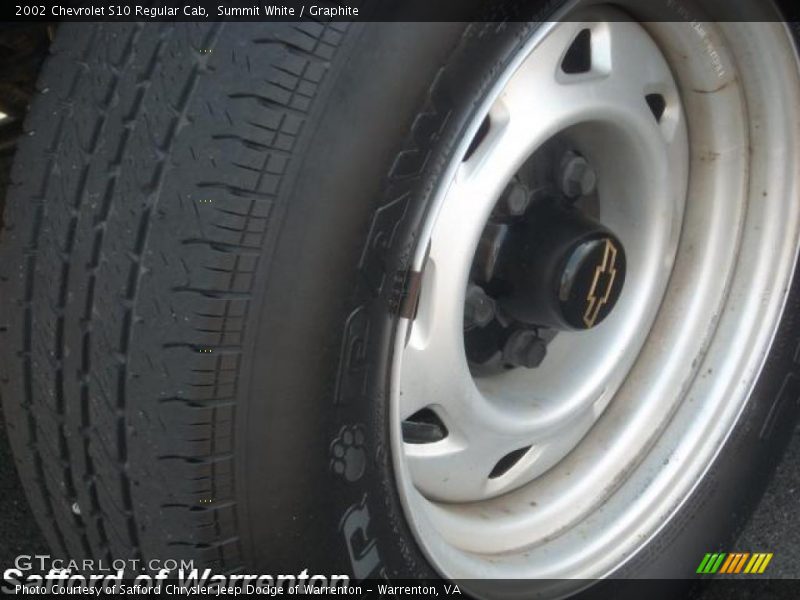 Summit White / Graphite 2002 Chevrolet S10 Regular Cab