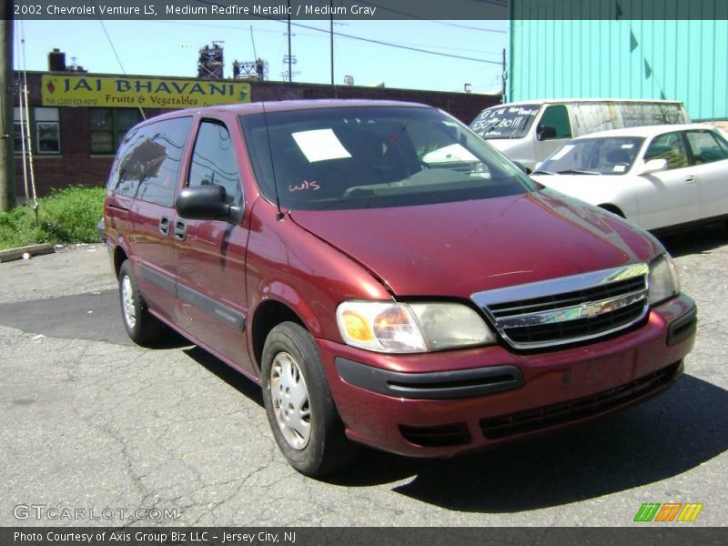 Medium Redfire Metallic / Medium Gray 2002 Chevrolet Venture LS