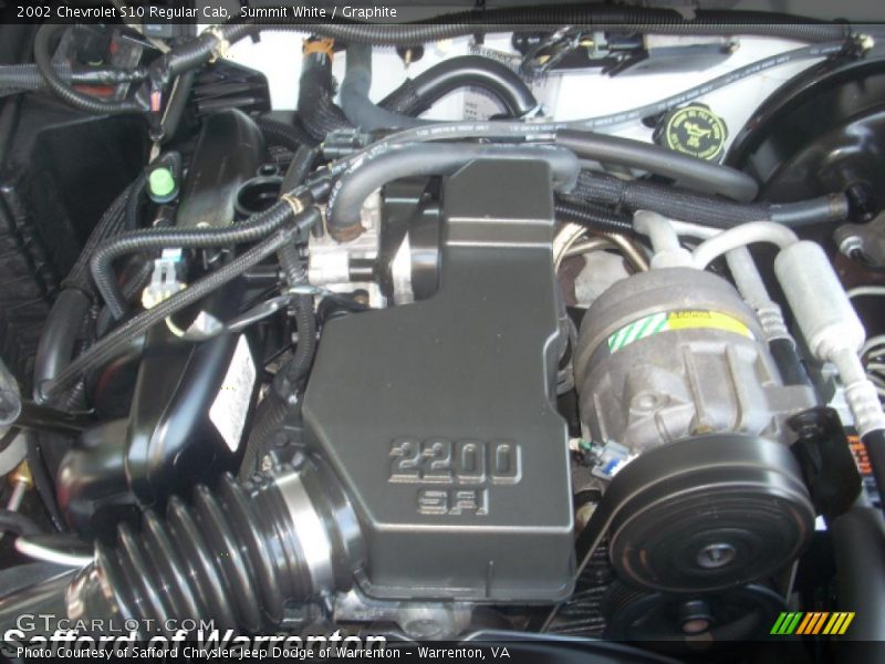 Summit White / Graphite 2002 Chevrolet S10 Regular Cab