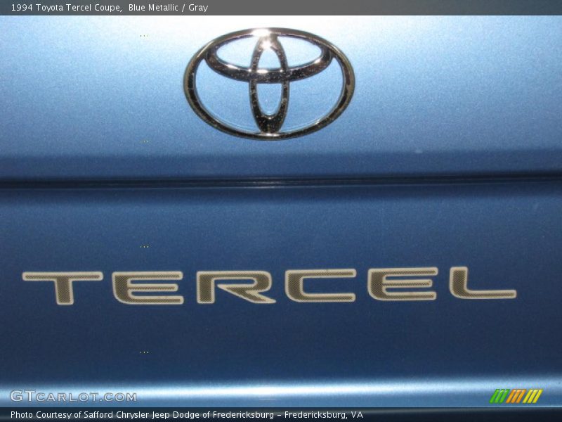 Blue Metallic / Gray 1994 Toyota Tercel Coupe