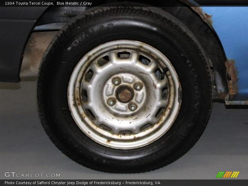 Blue Metallic / Gray 1994 Toyota Tercel Coupe