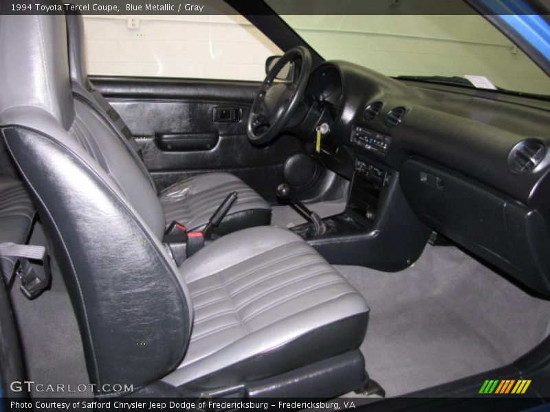 Blue Metallic / Gray 1994 Toyota Tercel Coupe