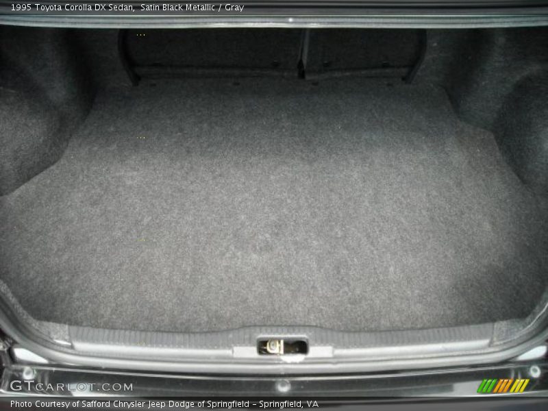 Satin Black Metallic / Gray 1995 Toyota Corolla DX Sedan