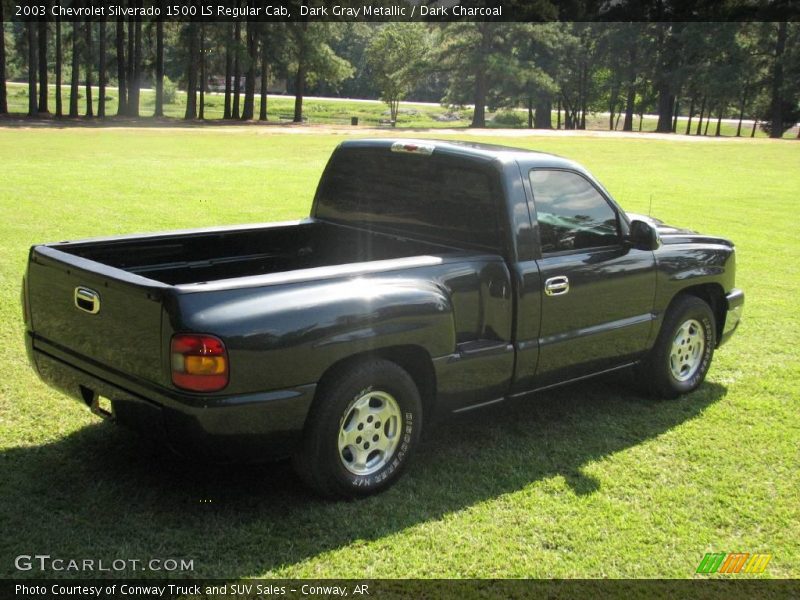 Dark Gray Metallic / Dark Charcoal 2003 Chevrolet Silverado 1500 LS Regular Cab