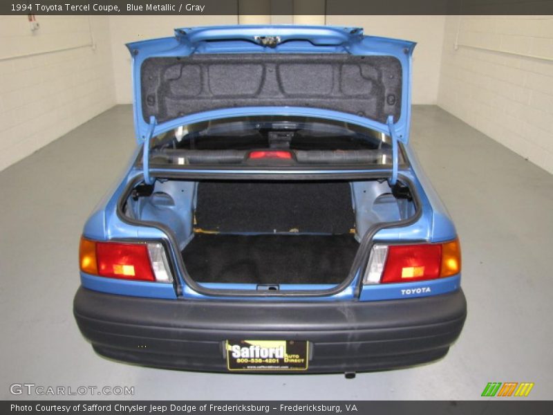 Blue Metallic / Gray 1994 Toyota Tercel Coupe