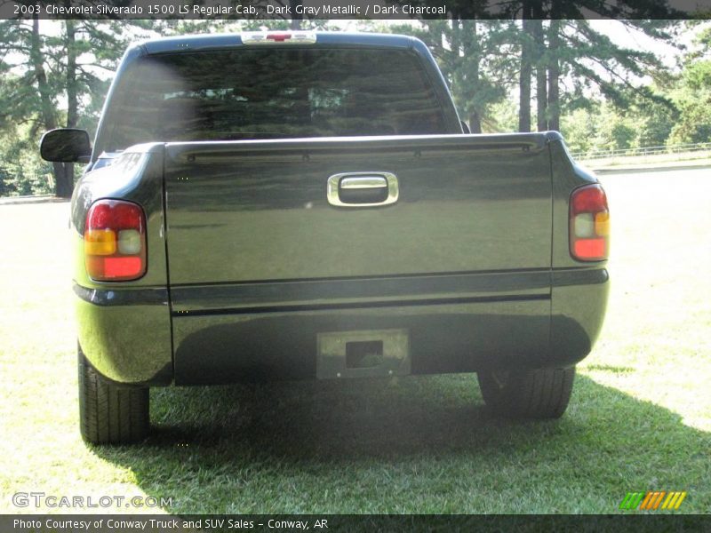 Dark Gray Metallic / Dark Charcoal 2003 Chevrolet Silverado 1500 LS Regular Cab