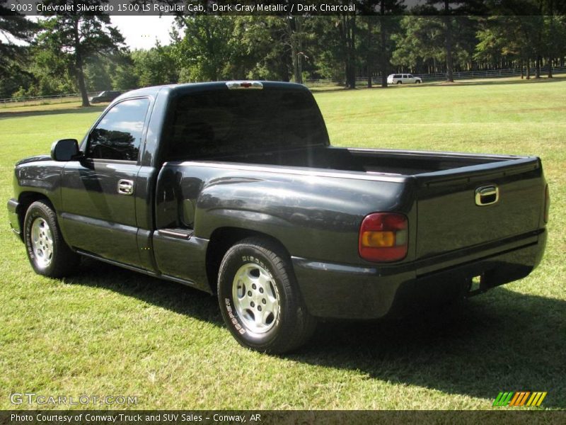 Dark Gray Metallic / Dark Charcoal 2003 Chevrolet Silverado 1500 LS Regular Cab