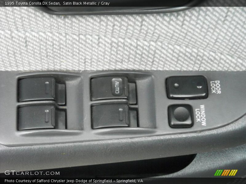 Satin Black Metallic / Gray 1995 Toyota Corolla DX Sedan