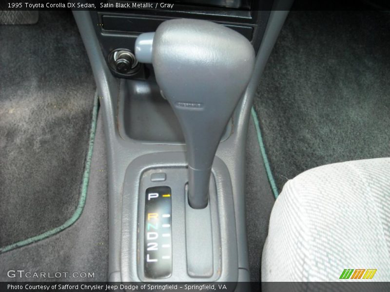 Satin Black Metallic / Gray 1995 Toyota Corolla DX Sedan