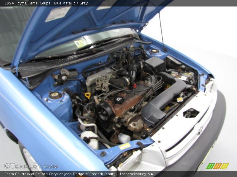 Blue Metallic / Gray 1994 Toyota Tercel Coupe