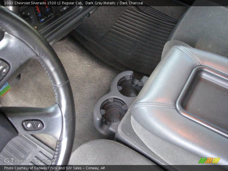 Dark Gray Metallic / Dark Charcoal 2003 Chevrolet Silverado 1500 LS Regular Cab