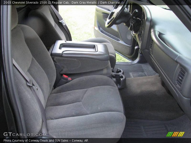 Dark Gray Metallic / Dark Charcoal 2003 Chevrolet Silverado 1500 LS Regular Cab