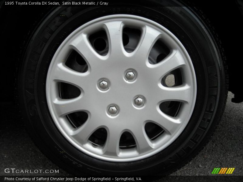 Satin Black Metallic / Gray 1995 Toyota Corolla DX Sedan