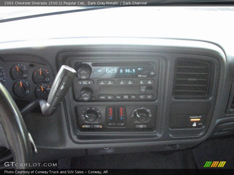 Dark Gray Metallic / Dark Charcoal 2003 Chevrolet Silverado 1500 LS Regular Cab