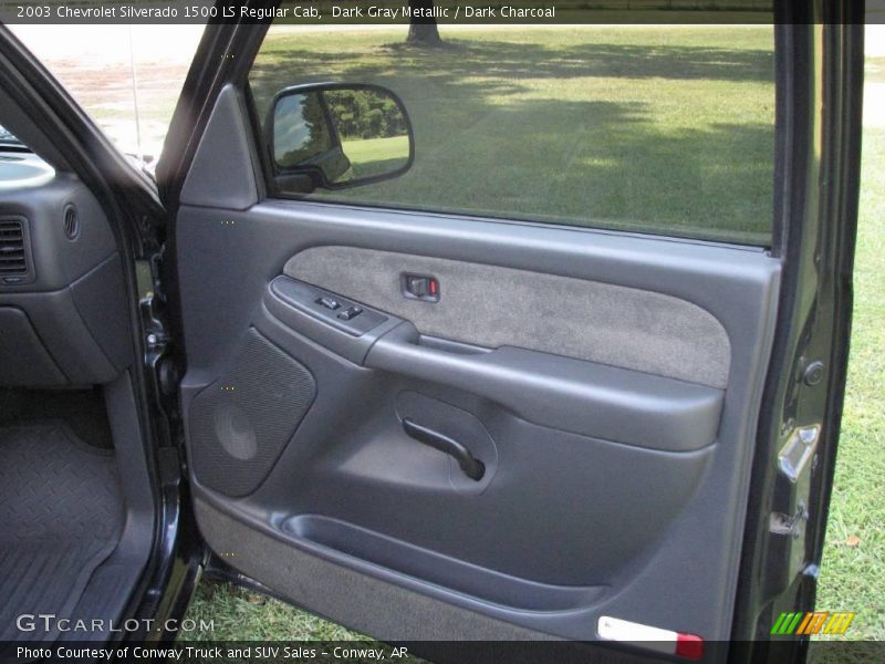 Dark Gray Metallic / Dark Charcoal 2003 Chevrolet Silverado 1500 LS Regular Cab