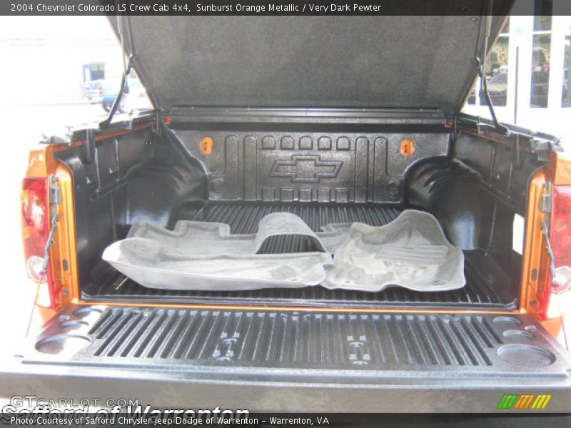 Sunburst Orange Metallic / Very Dark Pewter 2004 Chevrolet Colorado LS Crew Cab 4x4