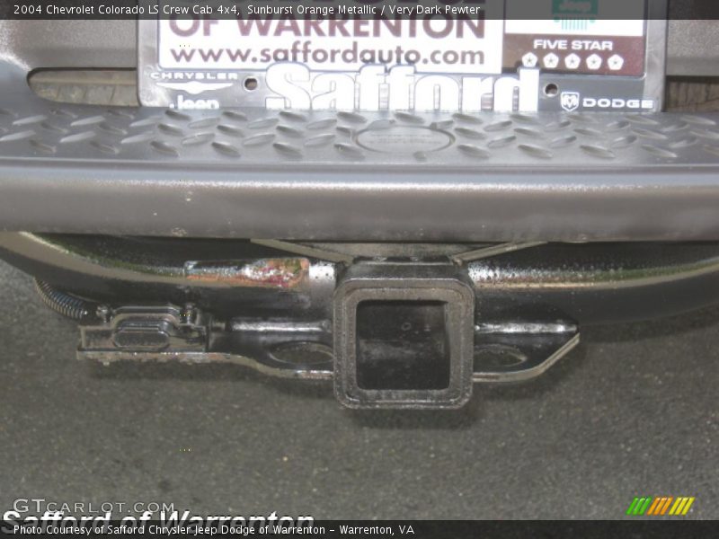 Sunburst Orange Metallic / Very Dark Pewter 2004 Chevrolet Colorado LS Crew Cab 4x4