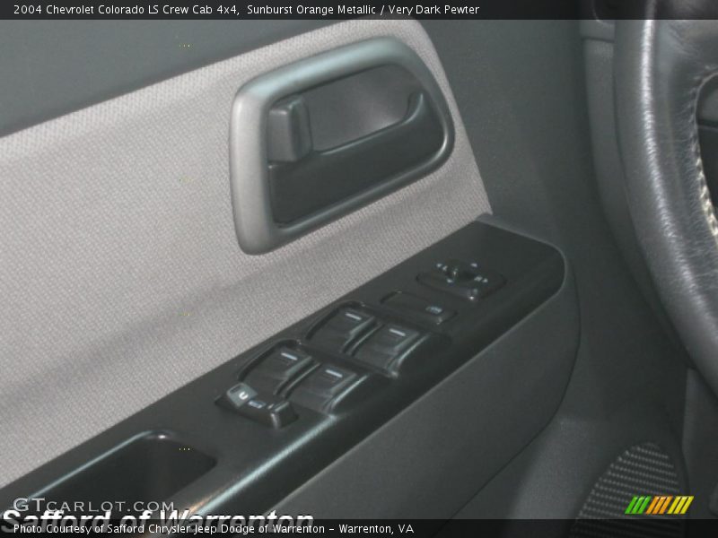 Sunburst Orange Metallic / Very Dark Pewter 2004 Chevrolet Colorado LS Crew Cab 4x4