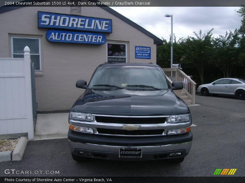 Dark Gray Metallic / Gray/Dark Charcoal 2004 Chevrolet Suburban 1500 LS 4x4