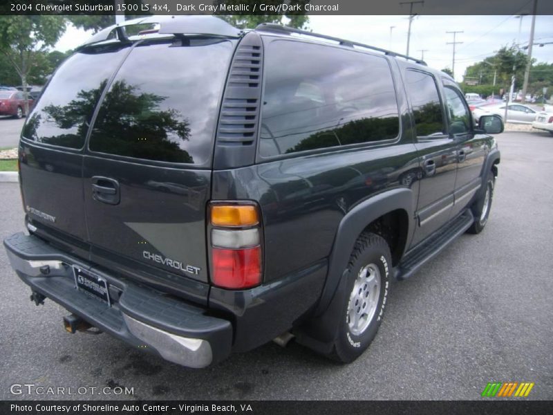 Dark Gray Metallic / Gray/Dark Charcoal 2004 Chevrolet Suburban 1500 LS 4x4