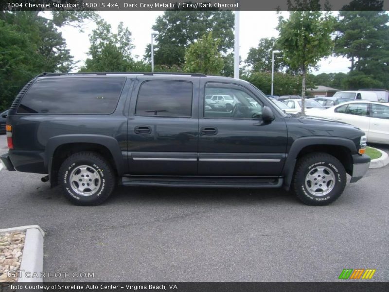 Dark Gray Metallic / Gray/Dark Charcoal 2004 Chevrolet Suburban 1500 LS 4x4