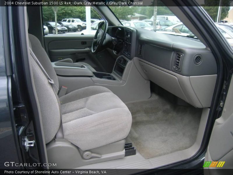 Dark Gray Metallic / Gray/Dark Charcoal 2004 Chevrolet Suburban 1500 LS 4x4