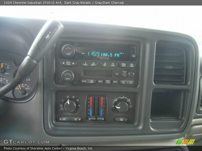 Dark Gray Metallic / Gray/Dark Charcoal 2004 Chevrolet Suburban 1500 LS 4x4
