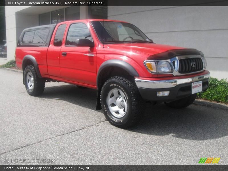 Radiant Red / Charcoal 2003 Toyota Tacoma Xtracab 4x4