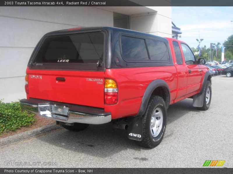 Radiant Red / Charcoal 2003 Toyota Tacoma Xtracab 4x4