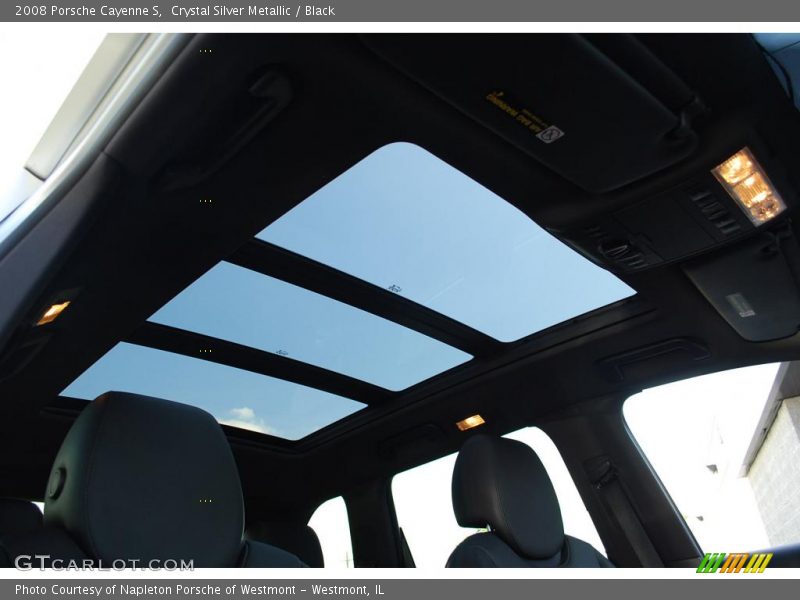 Crystal Silver Metallic / Black 2008 Porsche Cayenne S