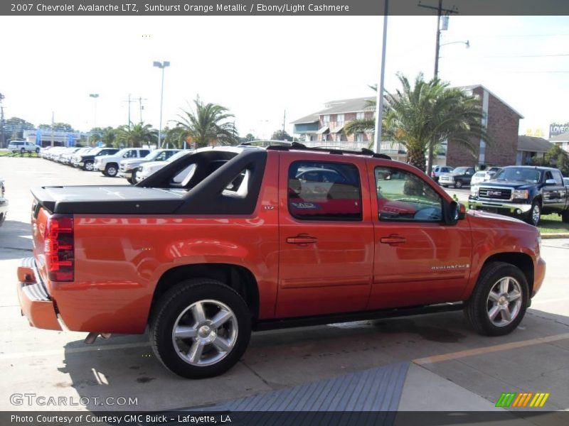 Sunburst Orange Metallic / Ebony/Light Cashmere 2007 Chevrolet Avalanche LTZ