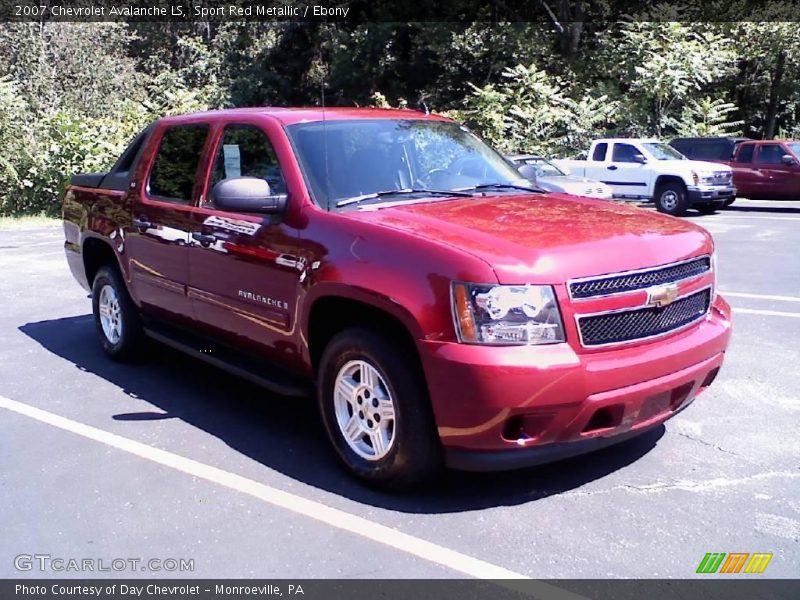 Sport Red Metallic / Ebony 2007 Chevrolet Avalanche LS