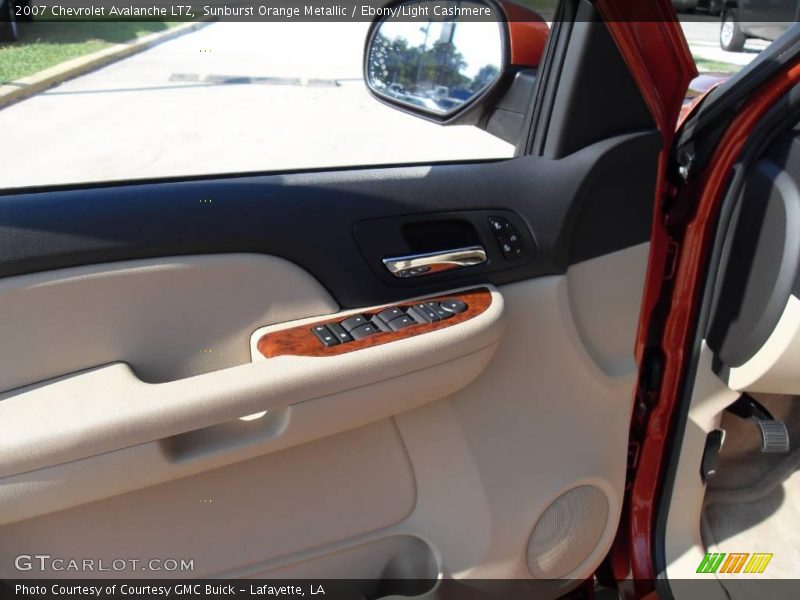 Sunburst Orange Metallic / Ebony/Light Cashmere 2007 Chevrolet Avalanche LTZ