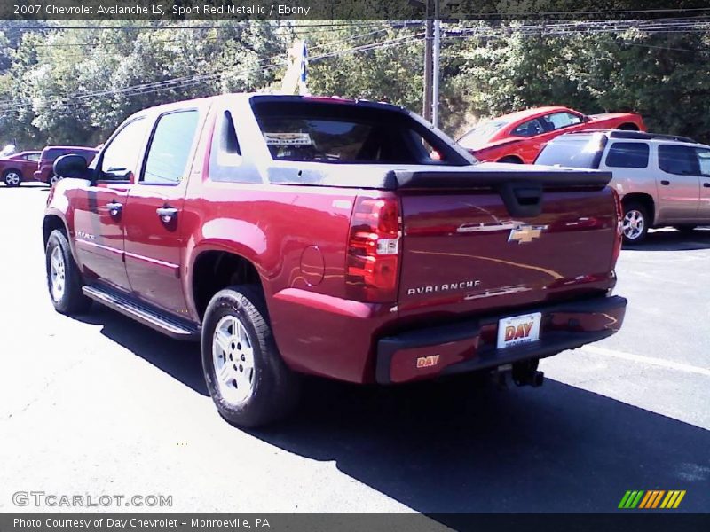 Sport Red Metallic / Ebony 2007 Chevrolet Avalanche LS