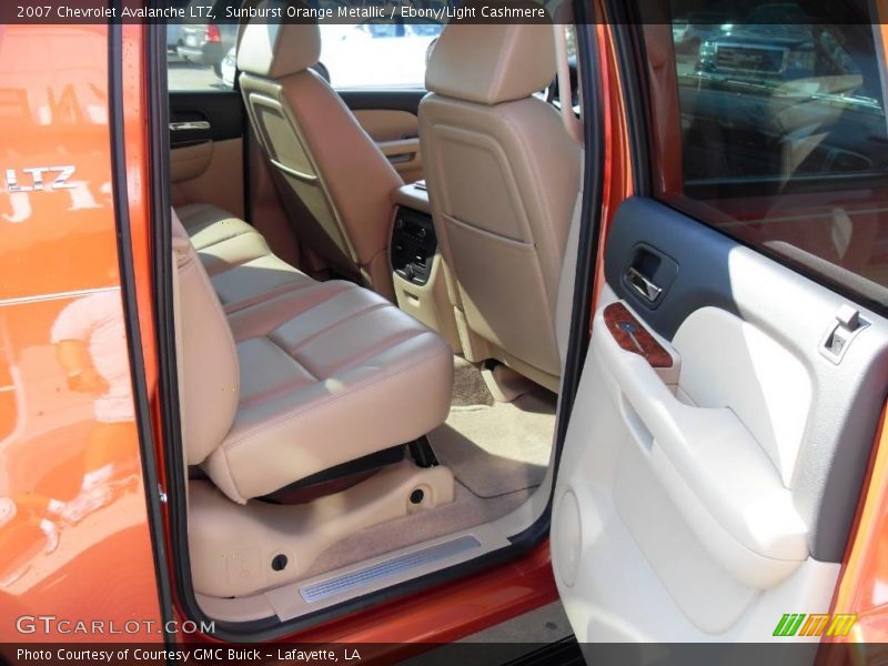 Sunburst Orange Metallic / Ebony/Light Cashmere 2007 Chevrolet Avalanche LTZ
