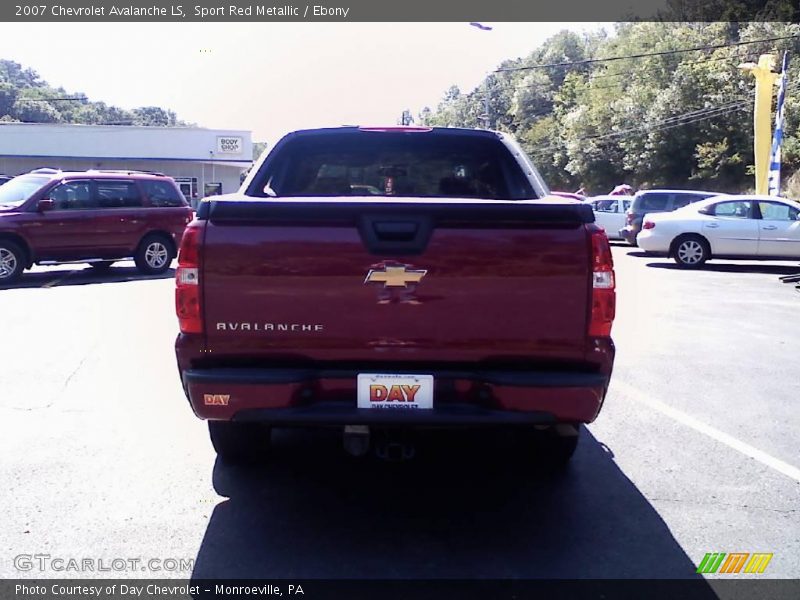 Sport Red Metallic / Ebony 2007 Chevrolet Avalanche LS