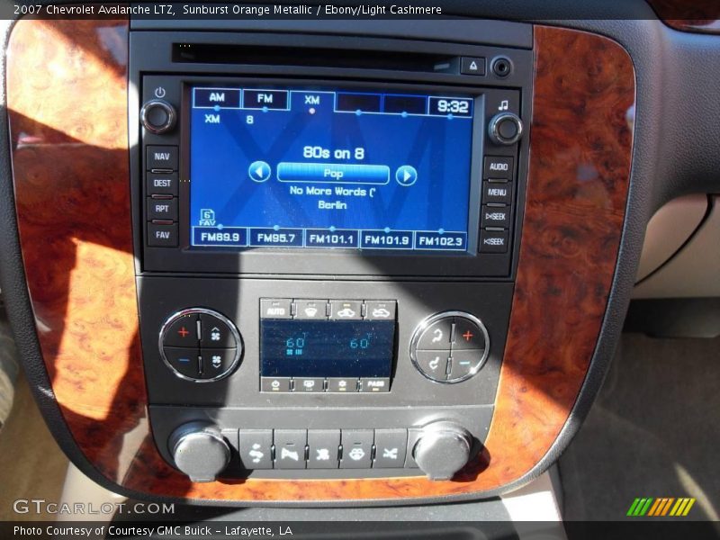 Sunburst Orange Metallic / Ebony/Light Cashmere 2007 Chevrolet Avalanche LTZ