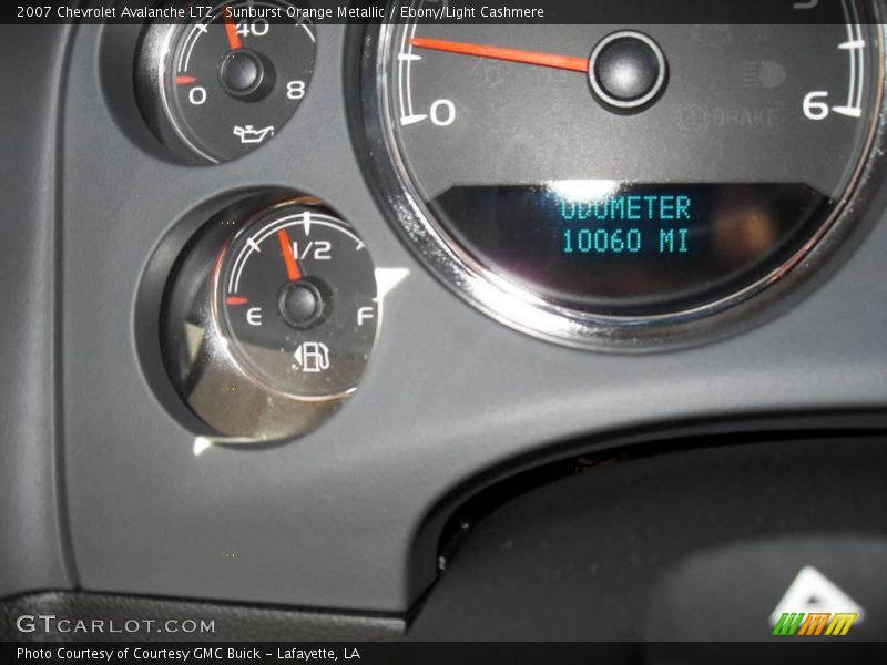 Sunburst Orange Metallic / Ebony/Light Cashmere 2007 Chevrolet Avalanche LTZ